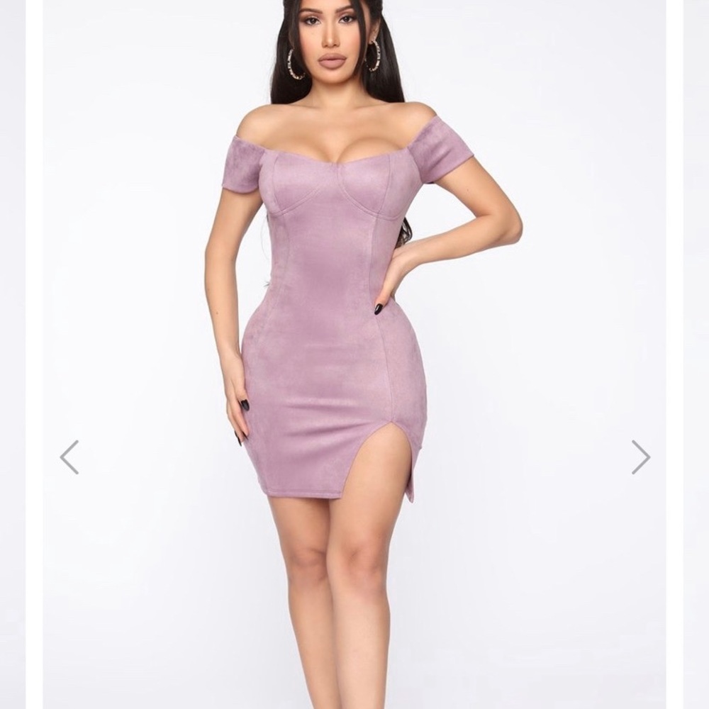 Smooth Touch Suede Mini Dress